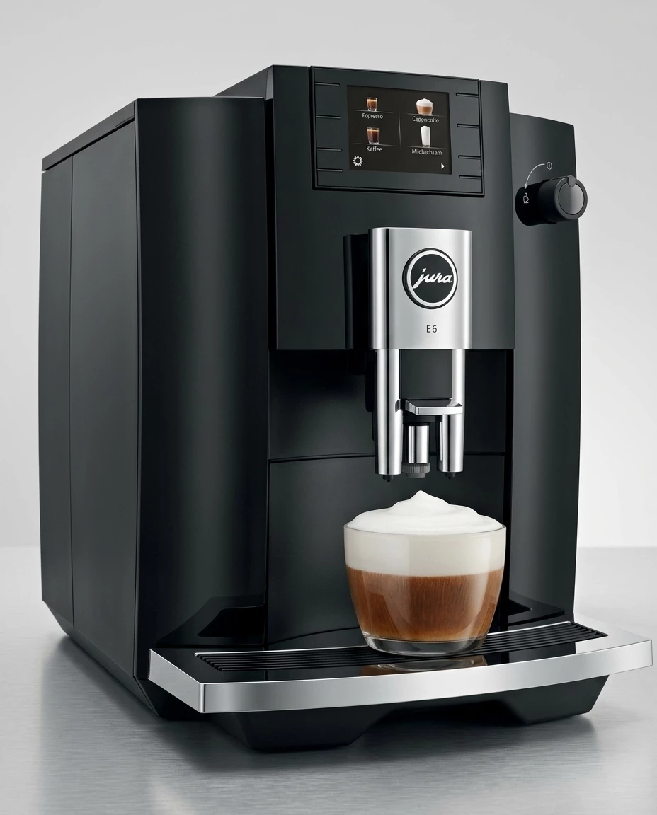 JURA Kaffeevollautomat 15802 E6 Full Black (EC)