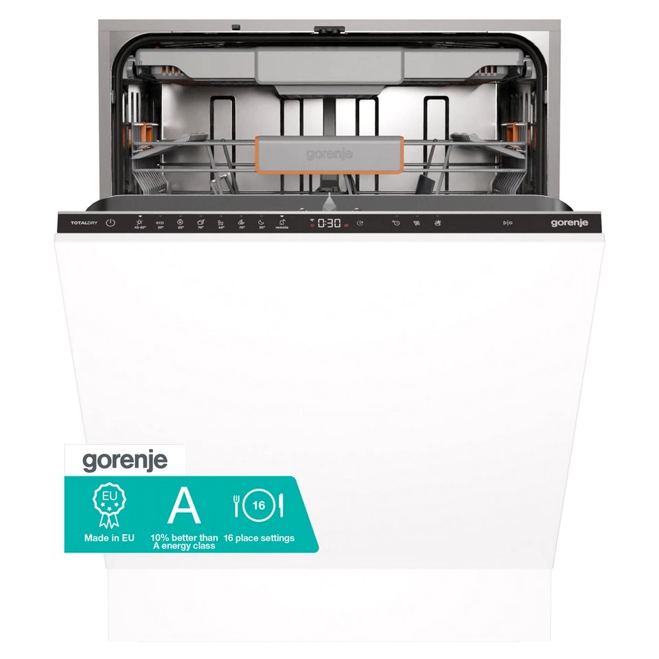 GORENJE vollintegrierbarer Geschirrspüler GV673A67, 9,5 l, 16 Maßgedecke