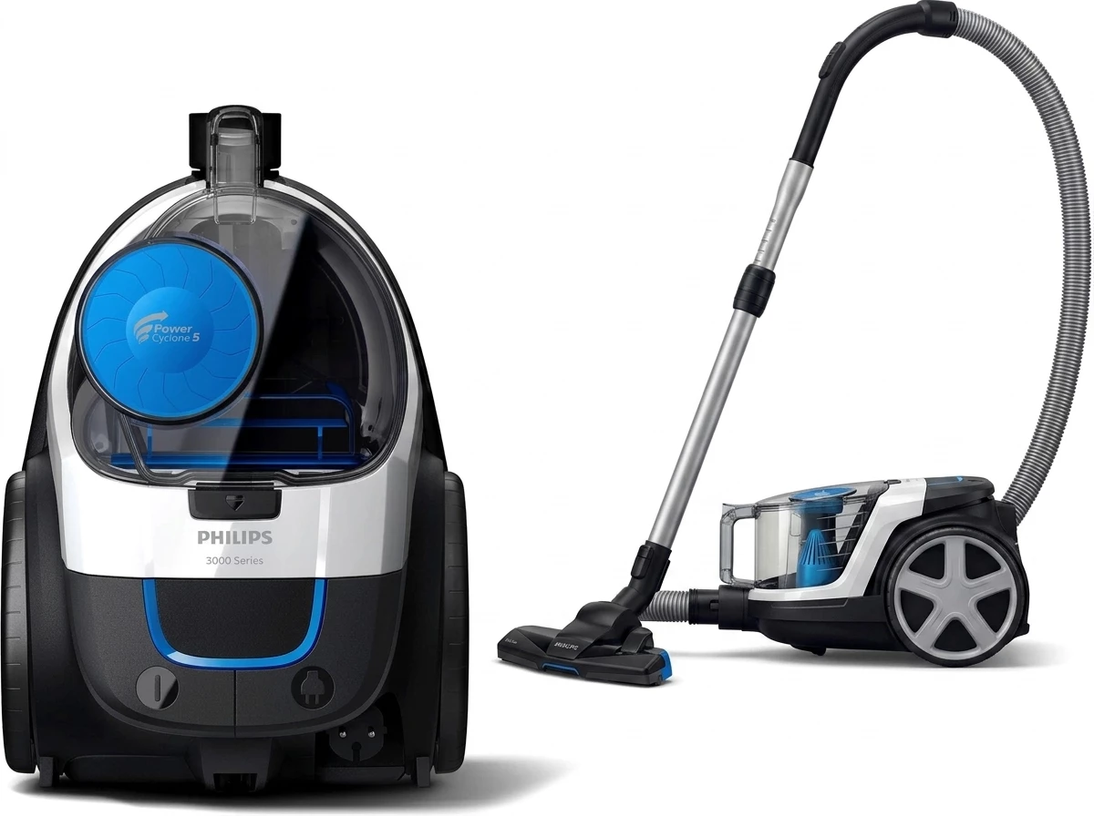 Philips Bodenstaubsauger FC9332/09 3000 Series, 900 W, beutellos, mit 1
