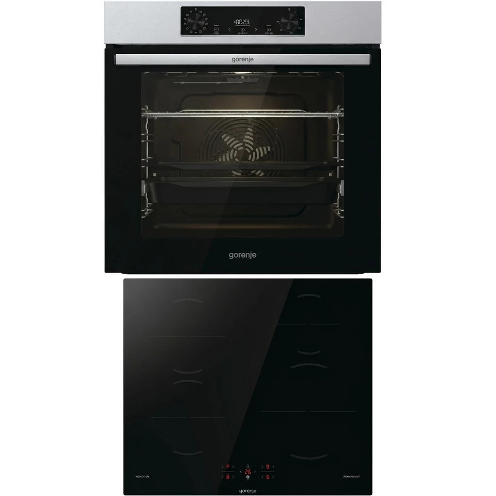 GORENJE Backofen-Set Pacific Backofen-Set Basic Induktion 2021, mit 1-fach-Teleskopauszug