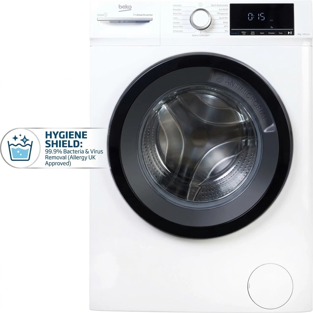 BEKO Waschmaschine WMOFE841, 8 kg, 1400 U/min