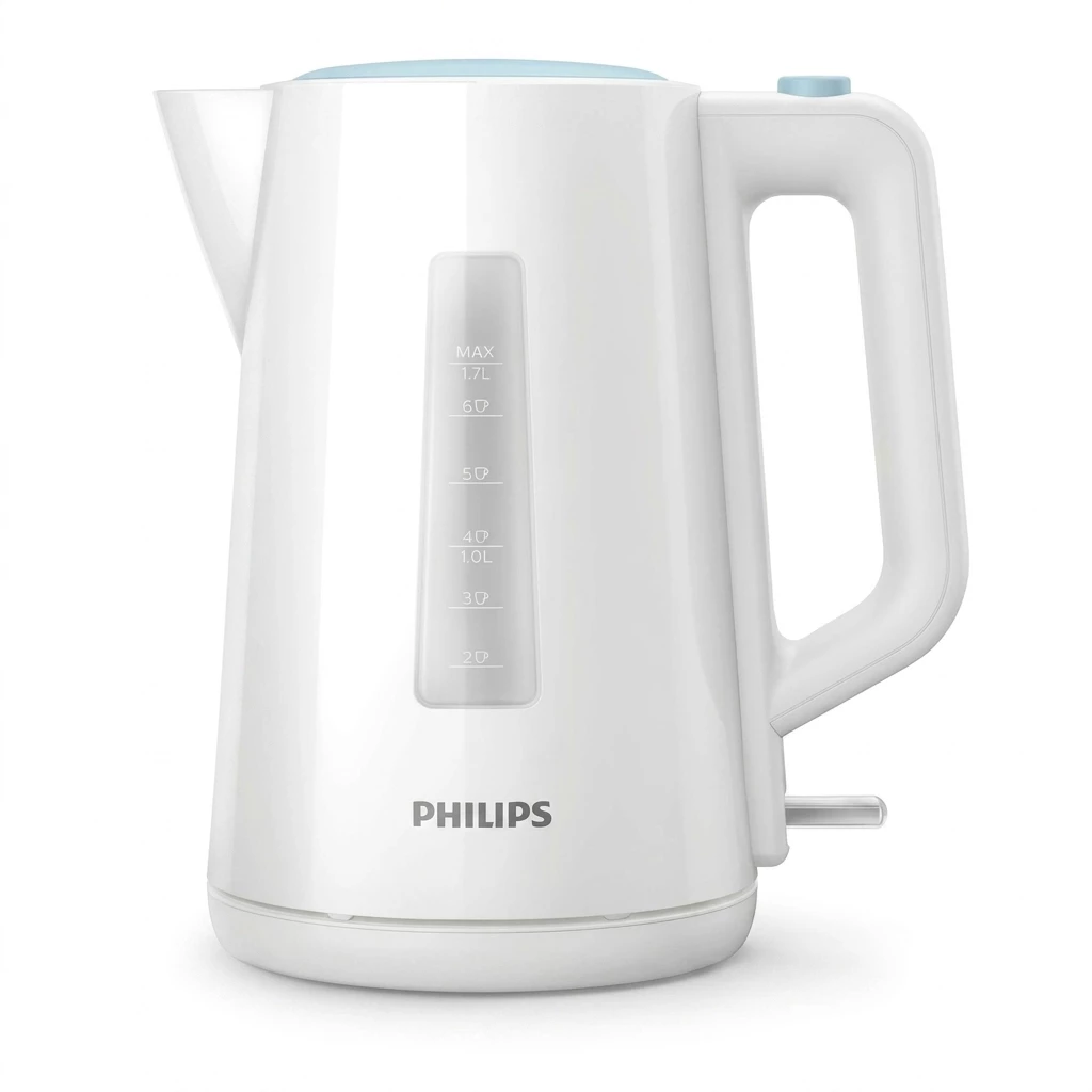 Philips Wasserkocher HD9318/00 Serie 3000, 1,7 l, 2200 W, Trockengehschutz