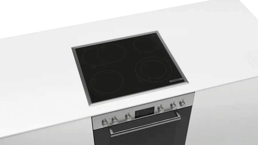 BOSCH Elektro-Herd-Set HND231AS62, mit Teleskopauszug nachrüstbar, ecoClean Direct