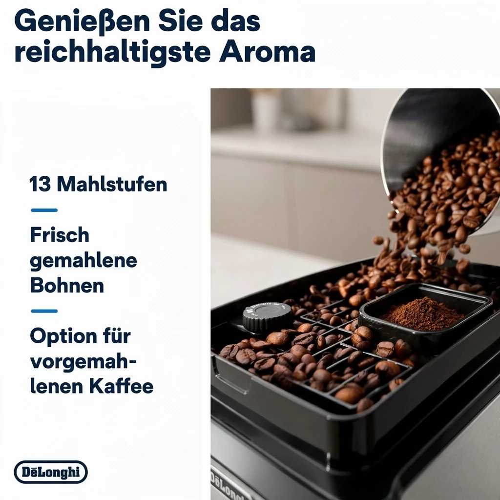 De'Longhi Kaffeevollautomat Start Milk ECAM220.80.SB, Milchkaraffe inklusive