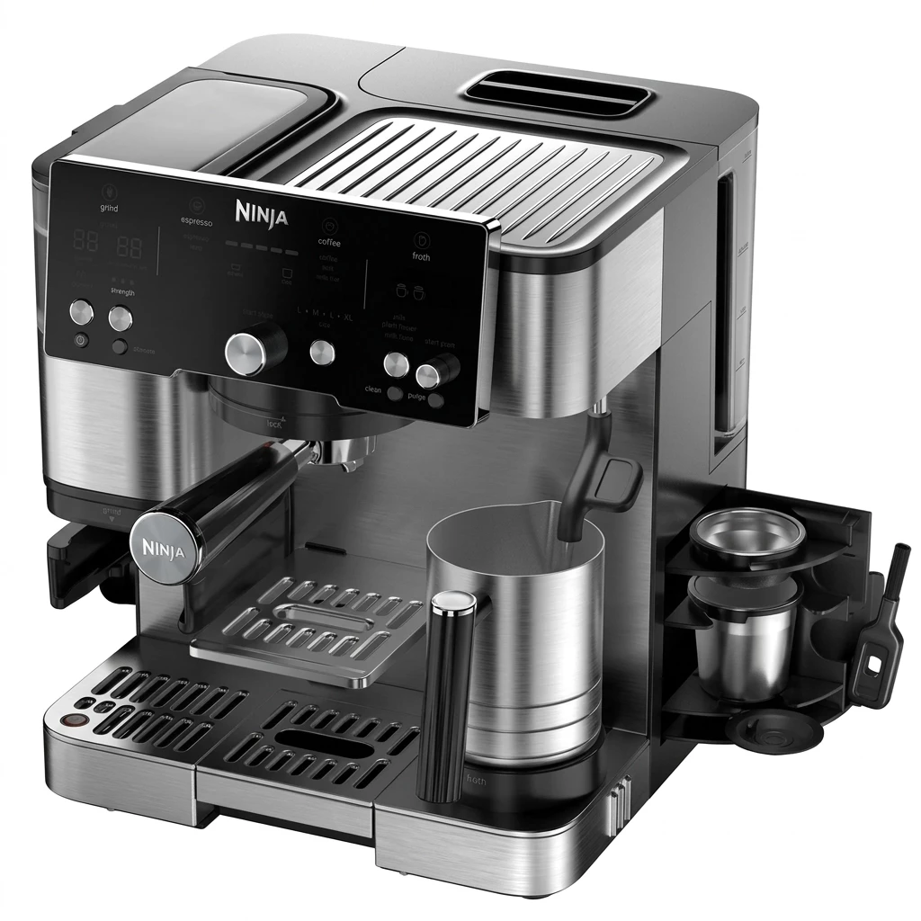 NINJA Espressomaschine Ninja Luxe Café Essential Kaffeemaschine ES501EU