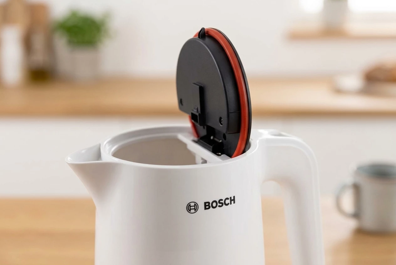 BOSCH Wasserkocher MyMoment TWK2M161, Abschaltautomatik, Überhitzungschutz, Tassenanzeige, 1,7 l