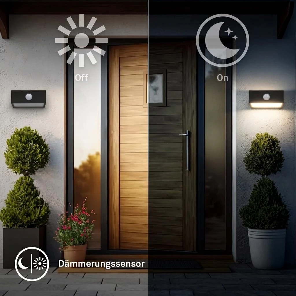 Briloner Leuchten Wandleuchte LED Wandlampe kabellos Akku USB-C Bewegungsmelder, LED wechselbar