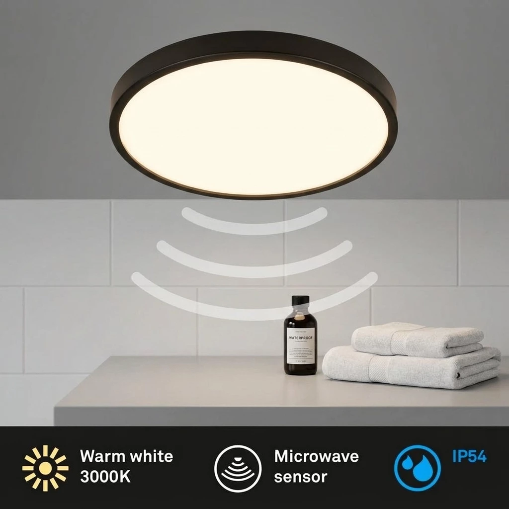 Briloner Leuchten LED Deckenleuchte 3829015, LED fest integriert, 2700K - Extra-Warmweiß