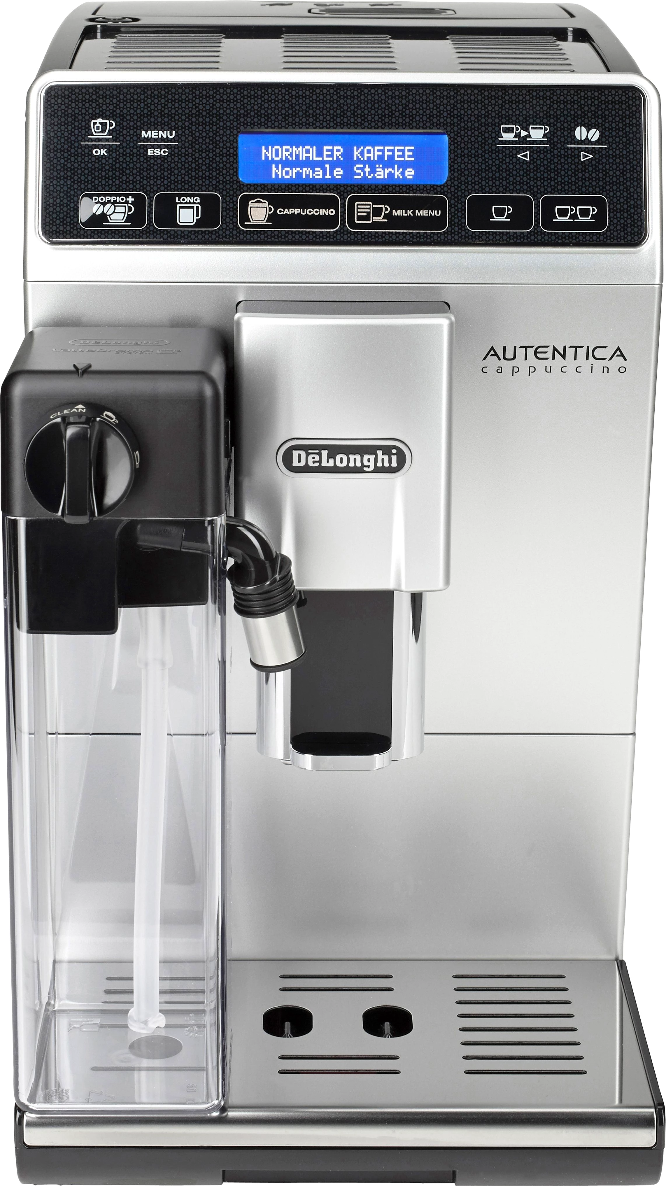 De'Longhi Kaffeevollautomat Autentica Cappuccino ETAM29.660.SB - Superkompakt - nur 19,5 cm breit
