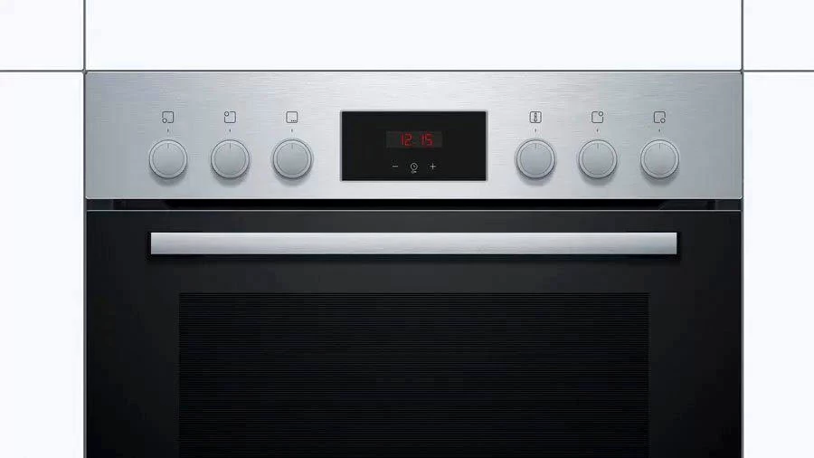 BOSCH Elektro-Herd-Set HND231AS62, mit Teleskopauszug nachrüstbar, ecoClean Direct