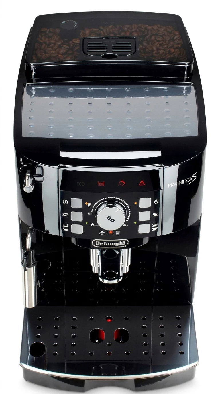 De'Longhi Kaffeevollautomat Magnifica S ECAM21.118.B - Milchaufschäumdüse für Cappuccino, Schwarz