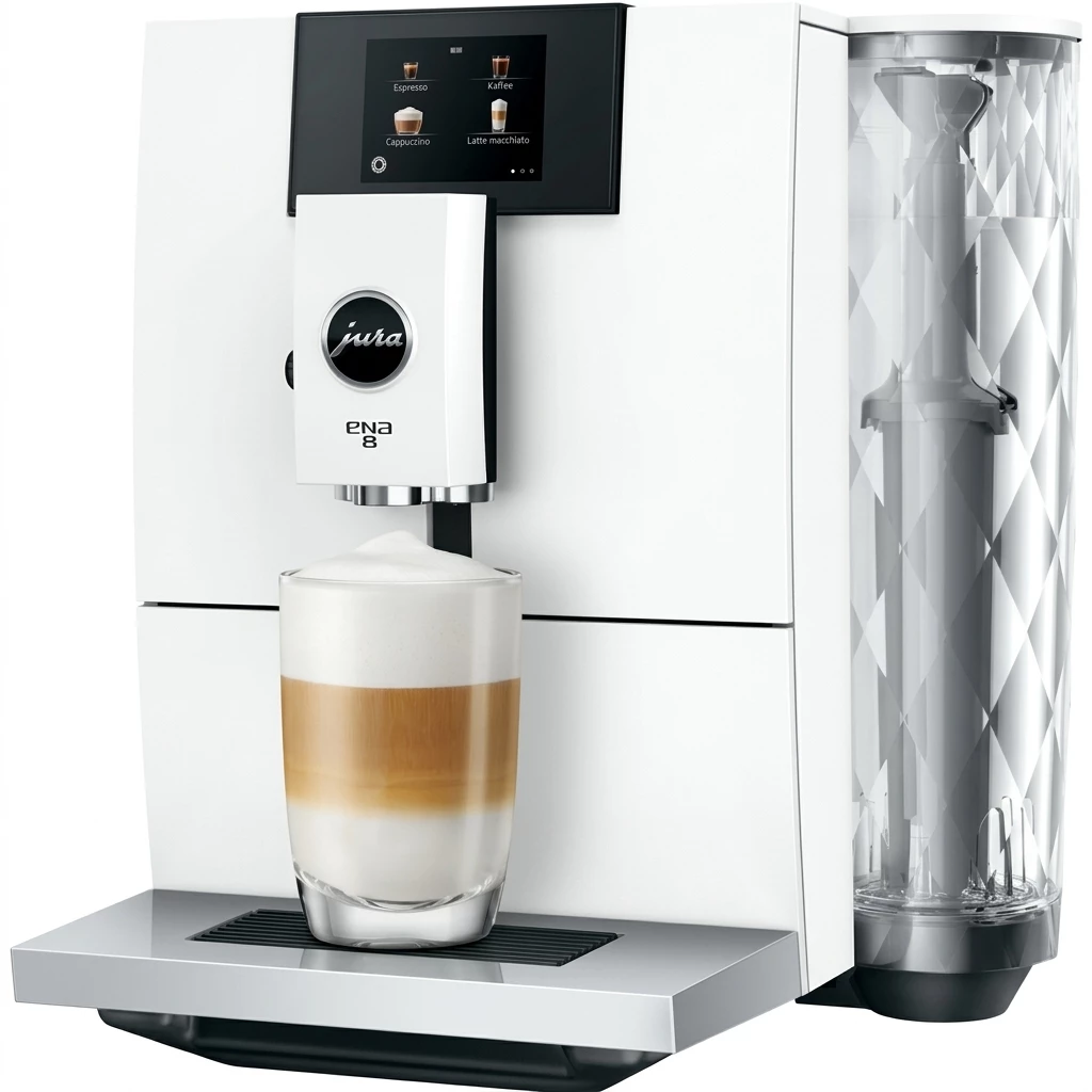 JURA ENA 8 Kaffeevollautomat 15491, Full Nordic White