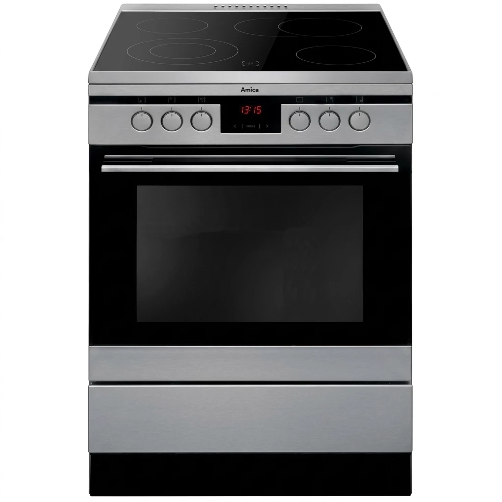Amica Elektro-Standherd SHC 11675/1 E, mit 2-fach-Teleskopauszug, Steam Clean