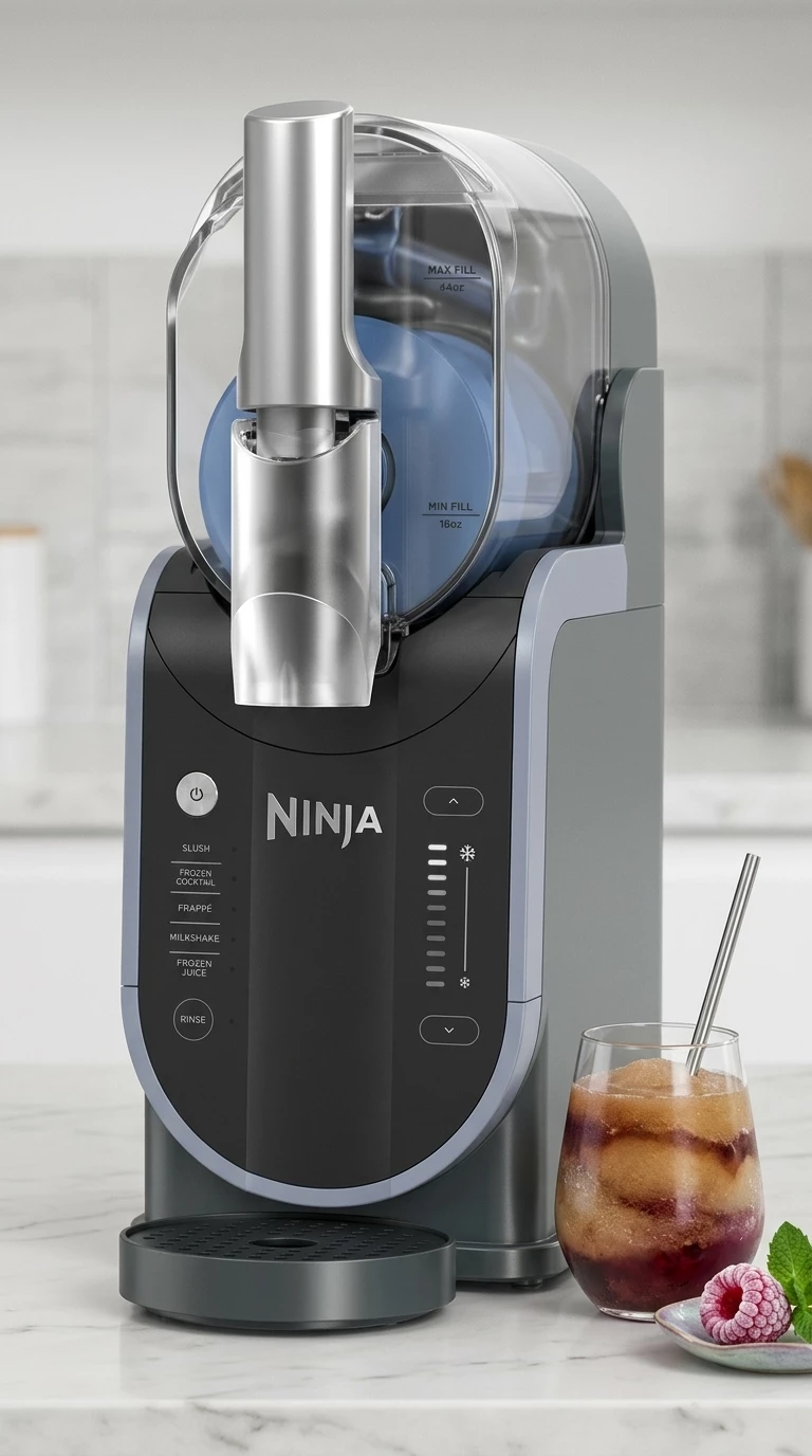 NINJA Slush-Eismaschine FS301EU, SLUSHi Slush-Eismaschine für gefrorene Getränke