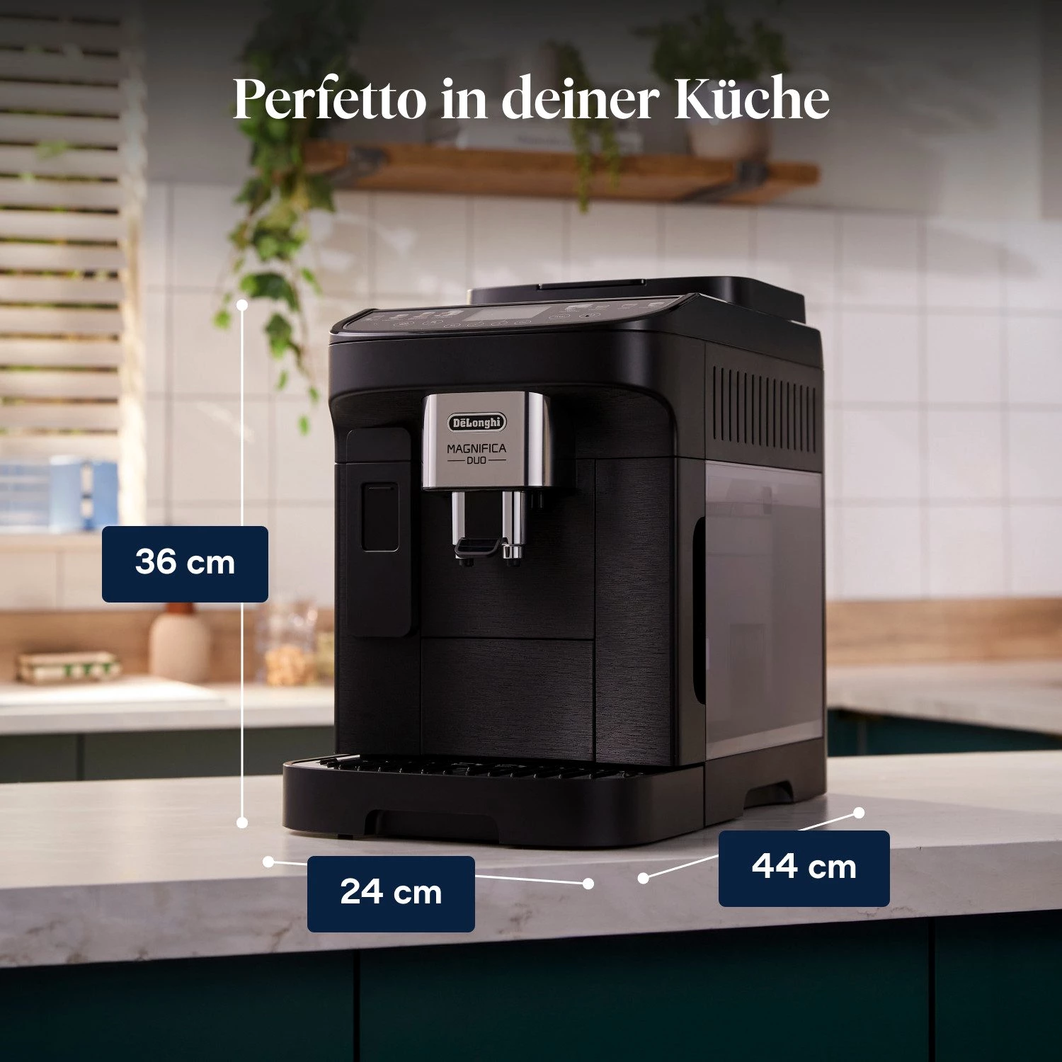 De'Longhi Kaffeevollautomat MAGNIFICA DUO ECAM330.80.BXB - 20 Rezepte