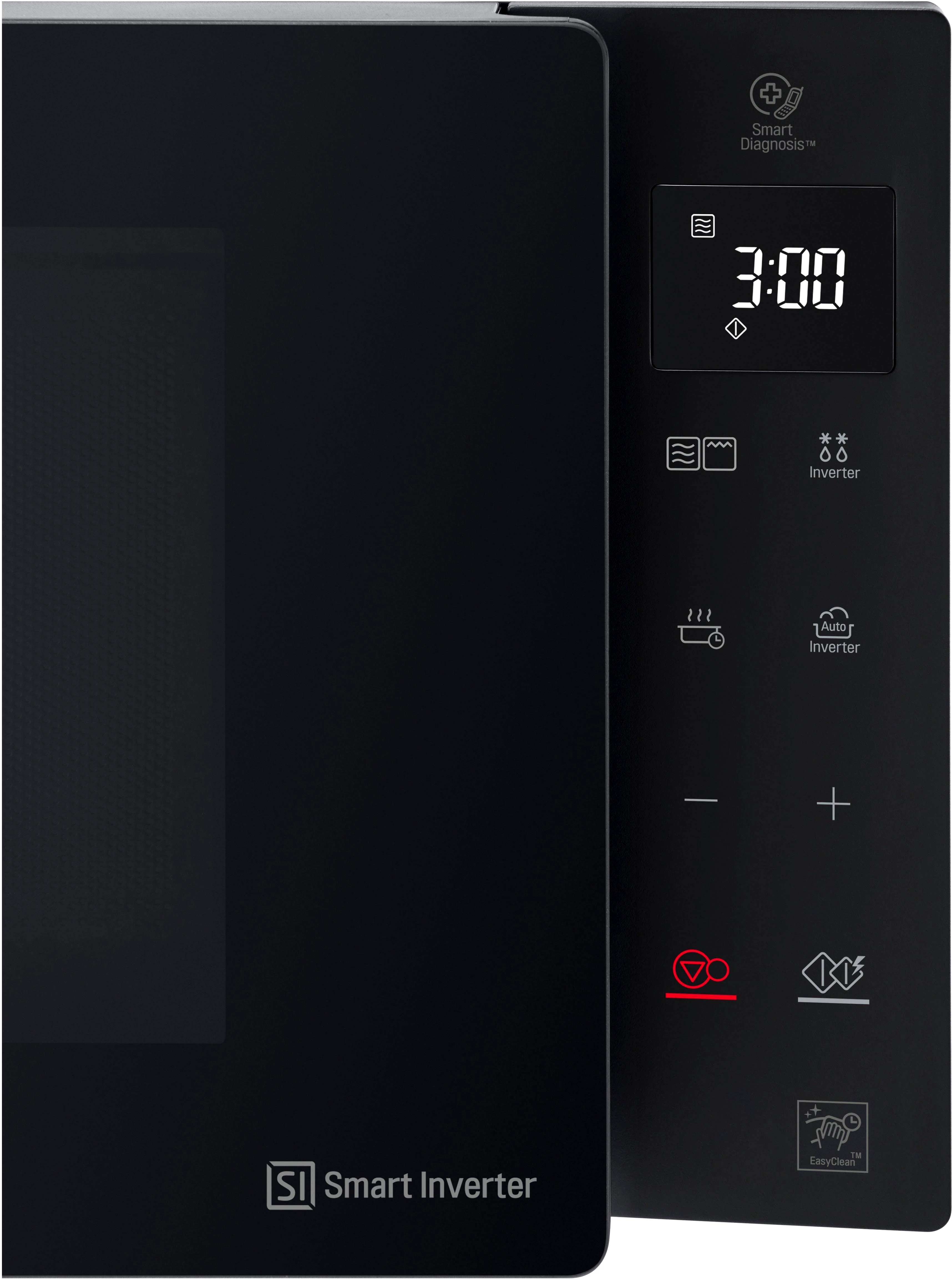 LG Mikrowelle MH 6535 GIS,  mit Quarzgrill, Smart Inverter Technologie & EasyClean, Grill, 25 l