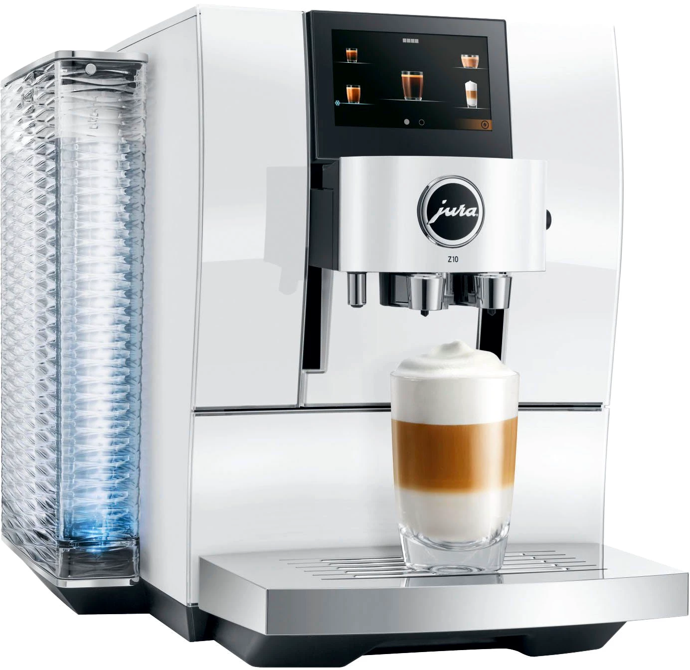 JURA Kaffeevollautomat 15410 Z10 Diamond White (EA), 51 Spezialitäten, Touch, Light & Cold Brew