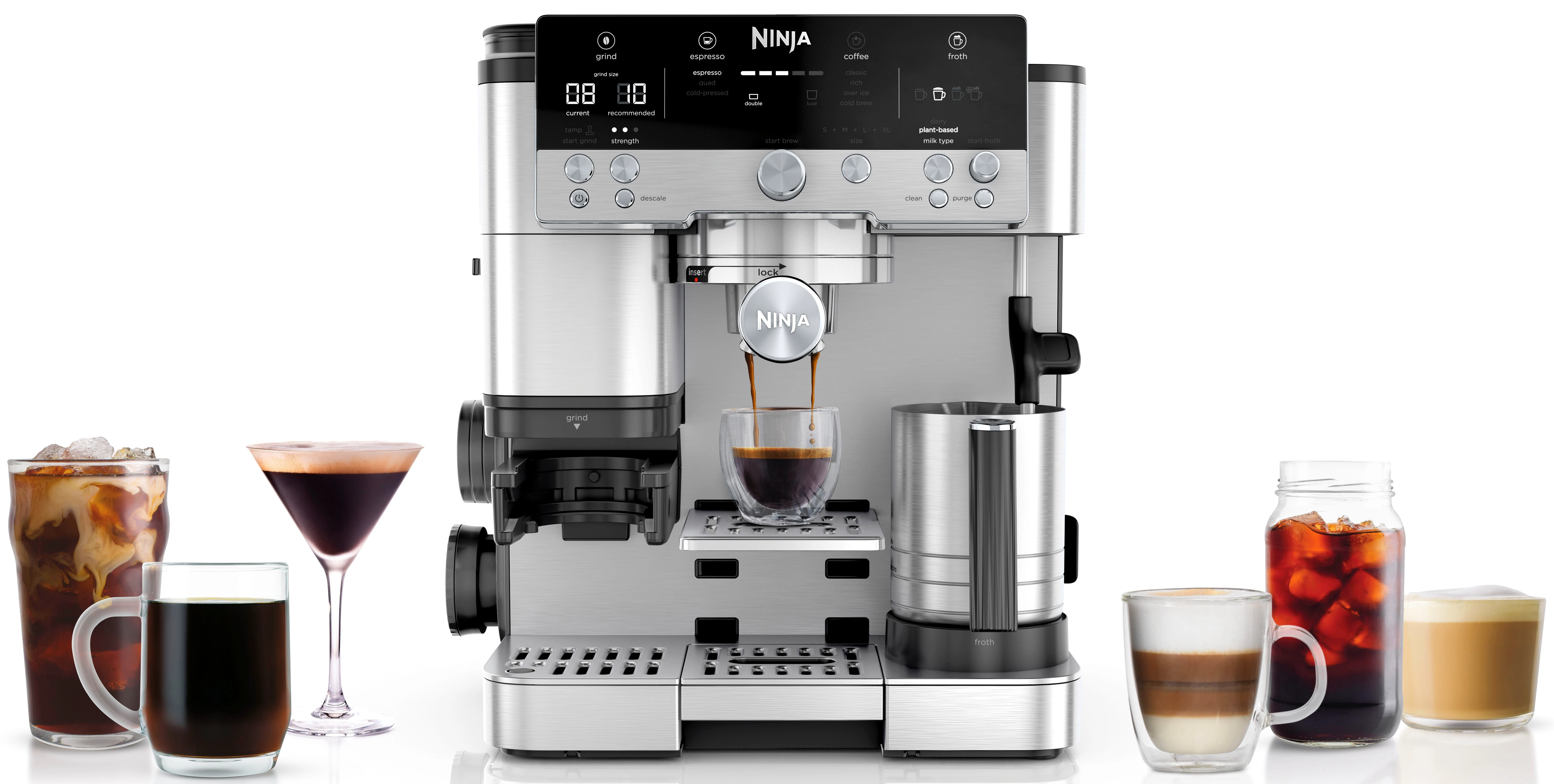 NINJA Espressomaschine ES601EU, Espresso-, Cold Brew- und Filterkaffeemaschine