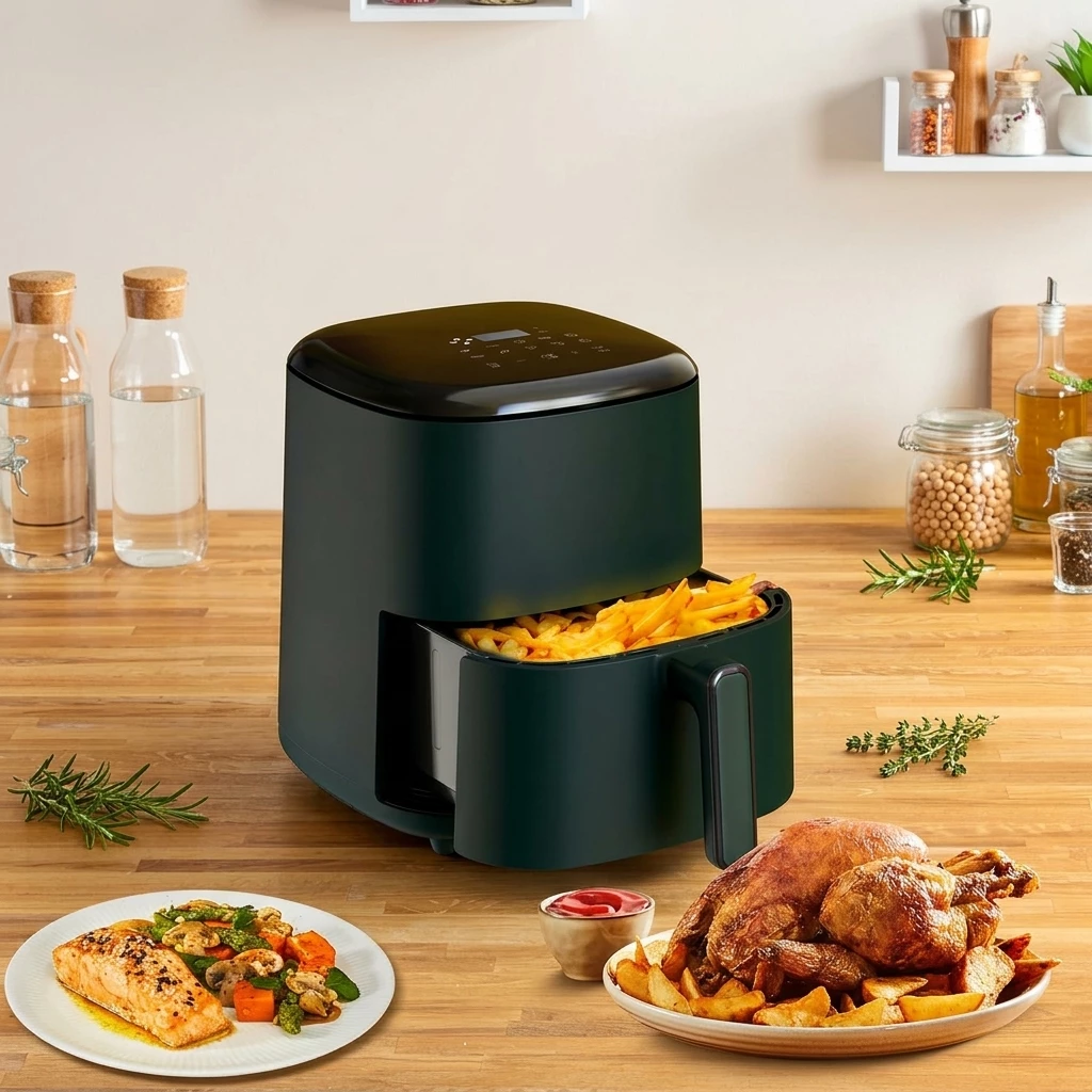Tefal Heißluftfritteuse Easy Fry Max Digital EY2453, schnell & gesund mit wenig Öl