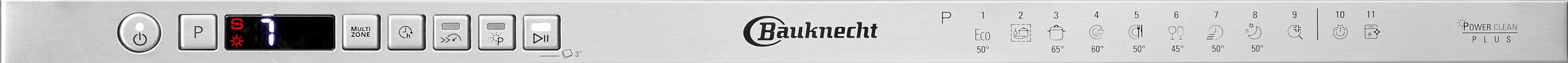BAUKNECHT vollintegrierbarer Geschirrspüler OBIC Ecosilent 7540, 14 Maßgedecke