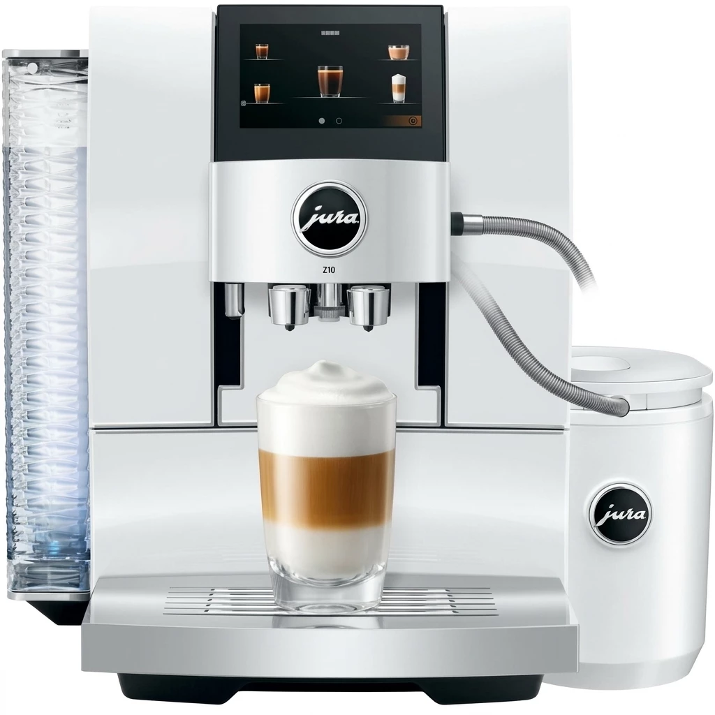 JURA Kaffeevollautomat 15410 Z10 Diamond White (EA), 51 Spezialitäten, Touch, Light & Cold Brew