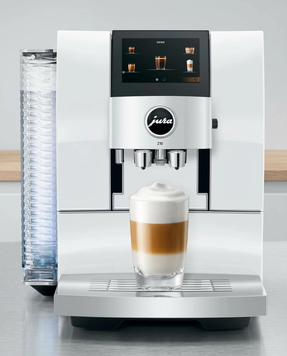 JURA Kaffeevollautomat 15410 Z10 Diamond White (EA), 51 Spezialitäten, Touch, Light & Cold Brew